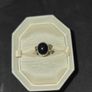 925 Sterling Silver & Black Onyx Stone Ring - Size 7/N Image 3