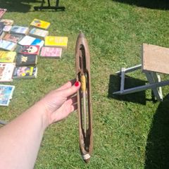 Vintage weaving shuttle possible to post