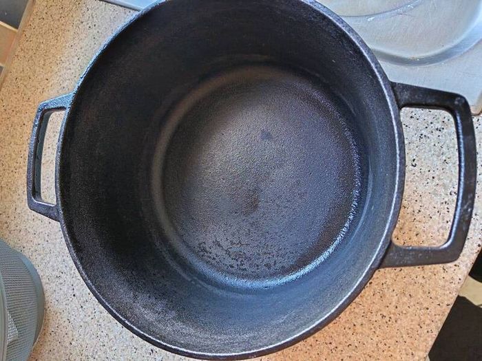 Cast Iron Pot and Skillet