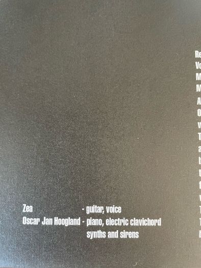 Zea (The Ex) - Summing (signed by Arnold de Boer & Oscar Jan Hoogland)