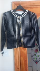 ladies cardigan striped