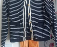 ladies cardigan striped