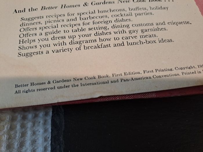 Better Homes and Gardens First edition 1953