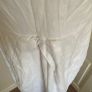 Coast lined white linen dress - size 14 Image 3
