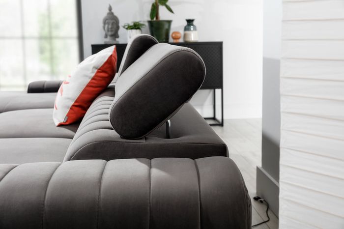 Luxury couch beautiful design corner sofa bed GRAYS