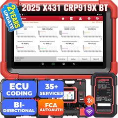 New- Launch X431 Crp919x Bt DBSCar 7 Diagnostic Tools Canfd/doip Obd Obd2 Scanner All System Active