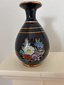 Greek Vase with 24K Gold