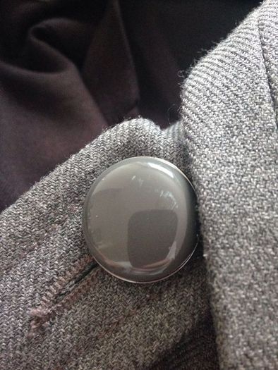 Grey French Connection military style coat