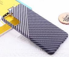 For Apple iPhone 13 Pro Ultra Slim Carbon Fiber Hard Case Black & White