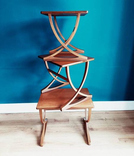 Mid Century Vintage Retro Nathan nest of tables