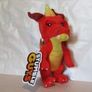 Stumble Guys Inferno Dragon 8 Inch 20cm Plush Buddies Soft Cuddly Video Gamer Toy Brand New With Tags Image 2