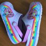 Crocs , cross lights rainbow heart, size j3 Image 7
