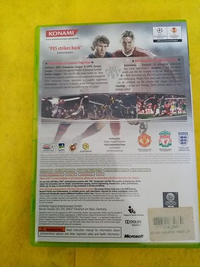 PES 2010 Xbox 360 Games Original