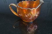 Vintage carnival glass jug