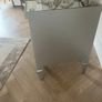 Modern mirrored bedside locker Image 3