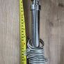 Extendable Curtain Pole 28mm Chrome Eyelet Pole 2m -3.3m Image 2