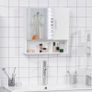 Bathroom Mirror Cabinet, Wall Mounted Storage Cupboard Organizer with Double Doors and Adjustable (FREE SHIPPING) Image 2