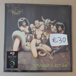 Celtic Frost still sealed vinyl reissue and poster Metal