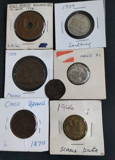 Seven Assorted Coins