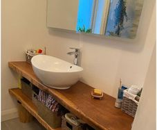 Custom Project Vanity Unit Timber