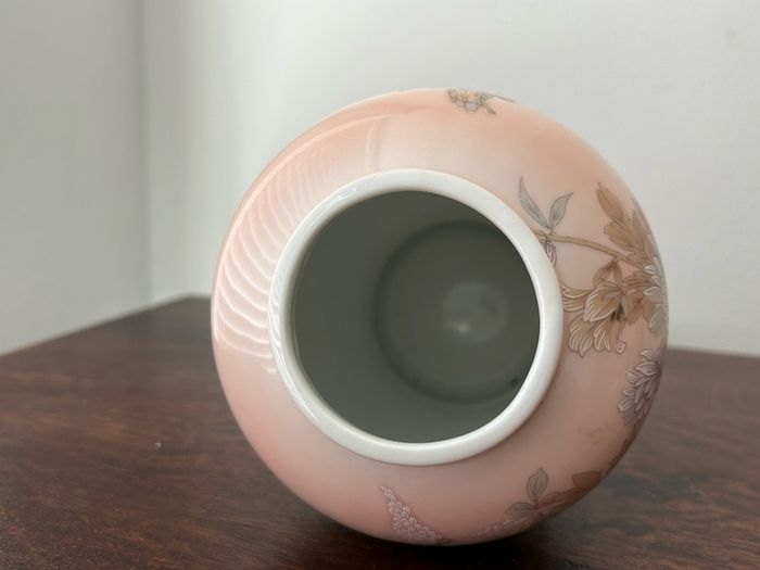 Vintage Multicoloured Japanese Mantle Art Vase 1980s