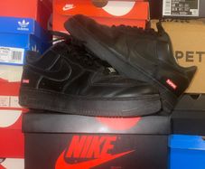Nike Air Force 1 Low Supreme Black CU9225-001