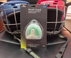 Excellent Condition Azzuri Helmets and New Mouth Guard