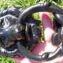 Vintage Lions Head Door Knocker Cast Iron Antique Image 8
