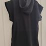 Zara black hooded sweatshirt dress Image 2
