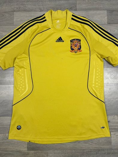 Vintage 2007 Adidas Spain Away Jersey Shirt Mens XL