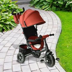 Kids Polyester Sun Canopy Ride-On Tricycle