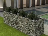 Gabion Raised Bed Steel 360x90x100 cm