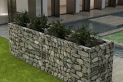 Gabion Raised Bed Steel 360x90x100 cm