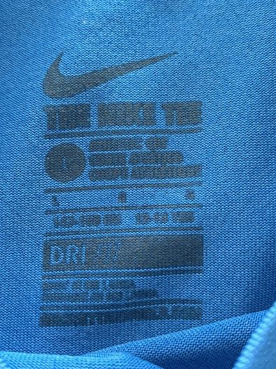 Boys Blue Short Sleeve Nike DRI Fit T-Shirt