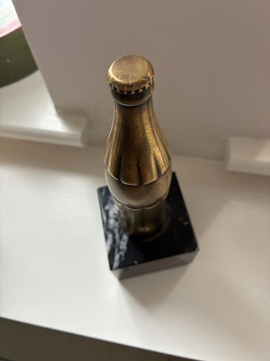 Rare Coca Cola Brass Bottle