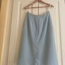 Vintage 70's/80's Classic Style Blue Skirt. Image 2