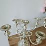 Vintage Silver Plated Candelabra Pair Image 2