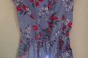David Jones Australia girls lilac floral shorts playsuit Sz 3 EUC