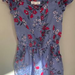 David Jones Australia girls lilac floral shorts playsuit Sz 3 EUC