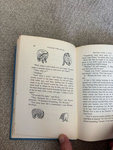 Vintage Winnie The Pooh 1974 Book
