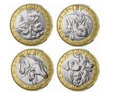 France 5 Euro Uncirculated Coin Set 2025 - Frances Favourite Animals (Cats, Dogs, Rabbits, Horses)