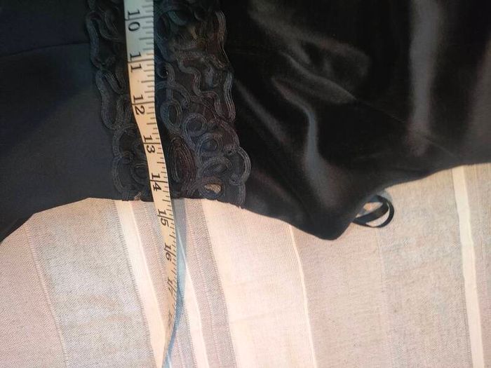 Vintage Consortium Black velvet maxi dress