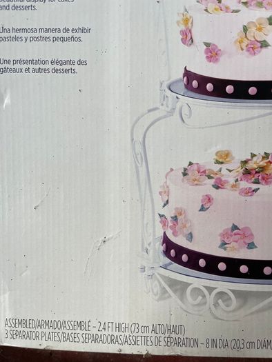 Wilton 3 Tier Cake Stand