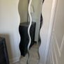 mirror double full length wavey wall mirrors Image 2