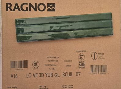 Ragno Hand Made Italian Porcelain Tiles 1box