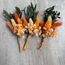 3 beautiful autumnal coloured boutonnieres Image 2
