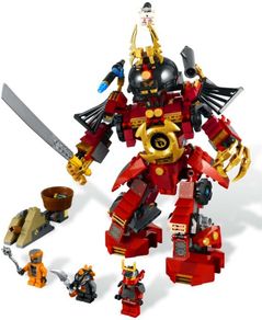 Lego Ninjago Rise of The Snakes 9448: Samurai Mech (2012) 100% Complete (NO BOX)