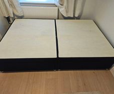 Small double bed