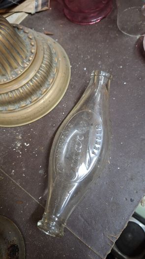 Vintage Maws Hygienic feeder glass baby bottle