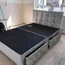 Brand New Stylish single Divan Beds.. Multiple Options Of Headboards. Tufted Memory Foam Mattresses Available. Drawers Storage Available Image 5